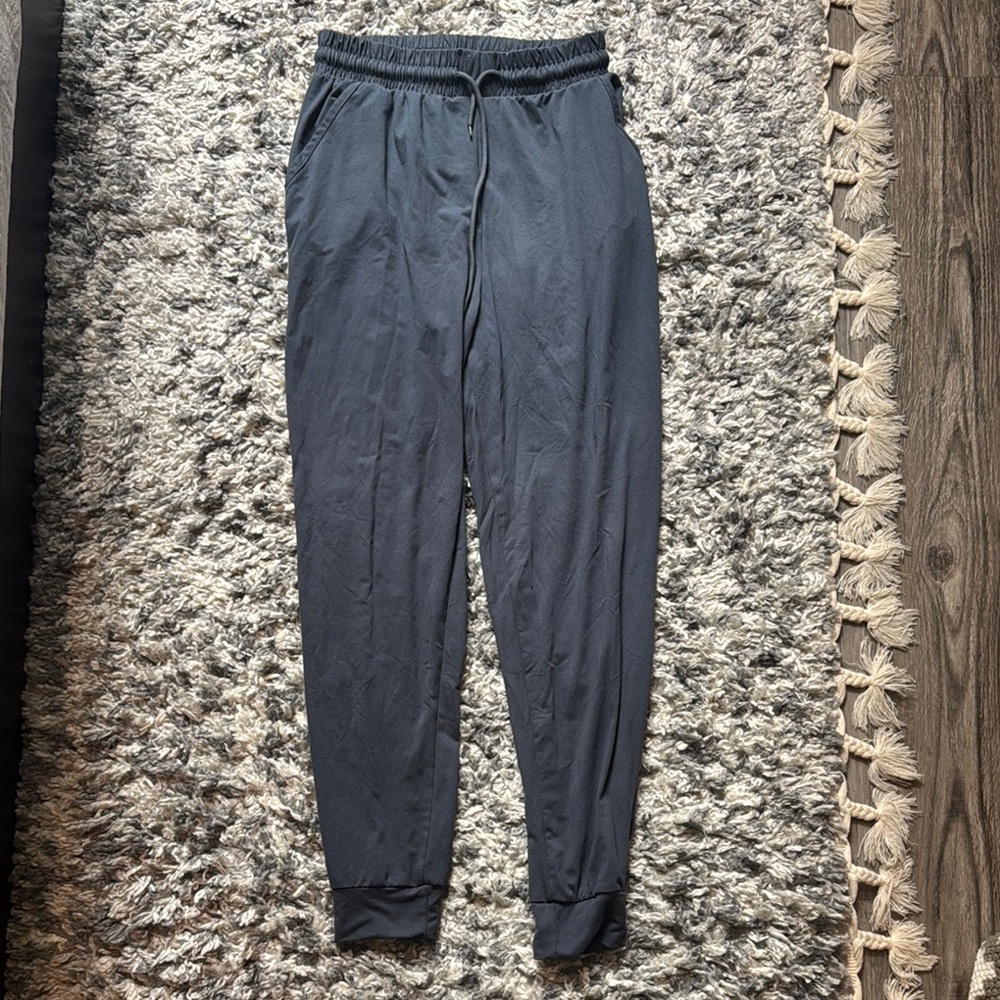 Amazon Essentials Black Track Pants with Elastic Waistband